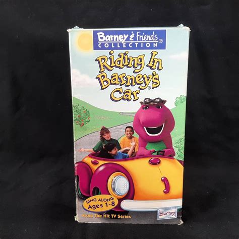 Barney Friends Collection VHS Riding in Barney's Car 1995 Sing Along Dinosaur - Etsy