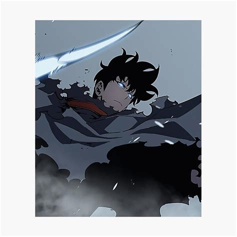 Solo Leveling Sung Jin Woo Photographic Print By Onemisael Redbubble