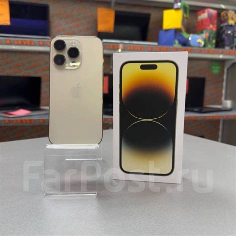 Apple iPhone 14 Pro 256Gb Gold. АКБ 90%. X-Level, 6.10", моноблок ...