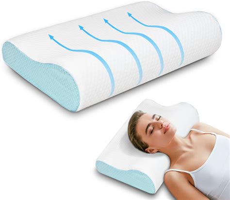 Enighs Almohada Cervical De Espuma Viscoel Stica Para Aliviar El Dolor