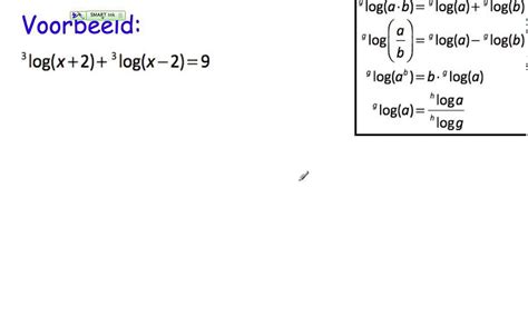 Logaritme De Rekenregels Youtube