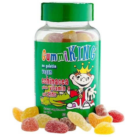 Витамины для детей GummiKING Эхинацея с витамином С и цинком | отзывы