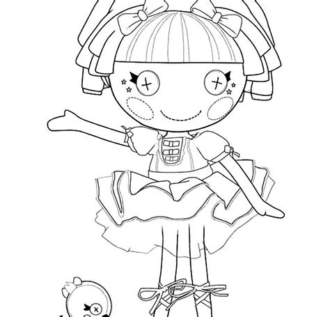 Free Printable Lalaloopsy Coloring Pages Bring The Adorable Dolls To