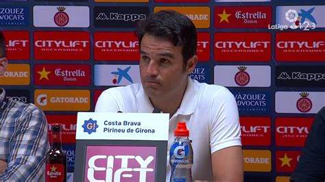 Rueda De Prensa De Alberto Toril Tras El Girona FC Vs Elche CF 3 1