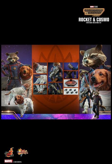 Rocket And Cosmo Aus Guardians Of The Galaxy Vol 3 Von Hot Toys MMS708