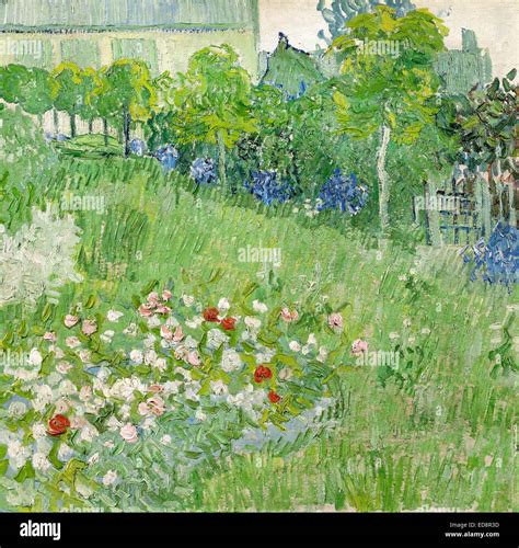 Vincent Van Gogh Daubigny S Garden 1890 Post Impressionism Oil On