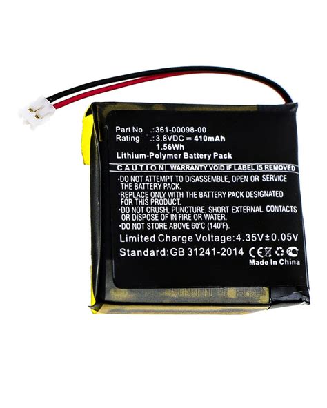 Garmin 361 00098 00 Fenix 5s Plus Fenix 5x Replacement Battery 410mah