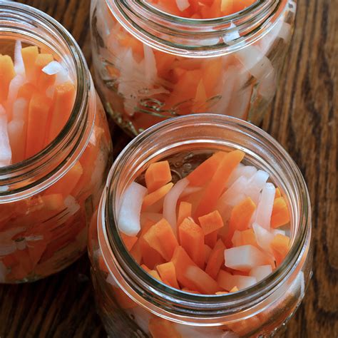 Chua Recipe Vietnamese Pickled Daikon Carrots