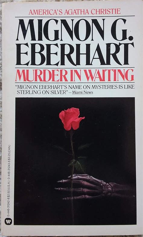 Murder In Waiting Eberhart Mignon G 9780446312424 Books