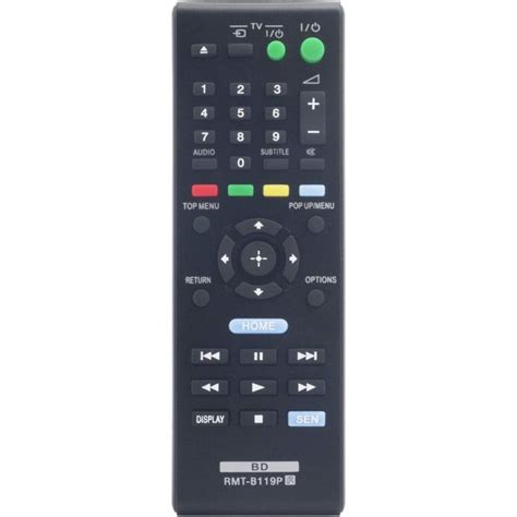 Replacement Remote Control Rmt Am U For Sony Bluray Dvd Player Bdp