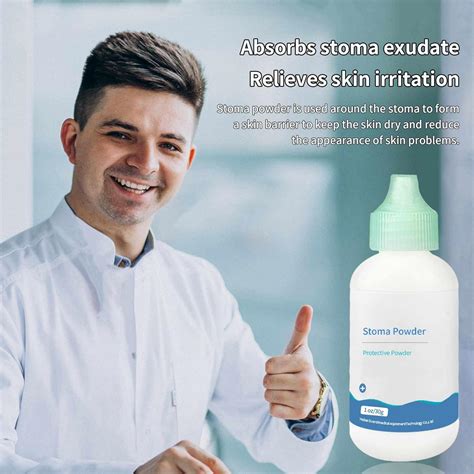 Stoma Powder, 2 Pack Ostomy Skin Care Powder, Protects Skin Keep Dry ...
