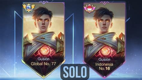 Finally Top Global Gusion Solo In Highest Rank Gameplay Mobile Legends