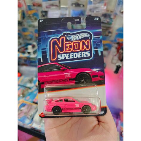 Hot Wheels Porsche Gt Cup Neon Speeders Shopee Philippines