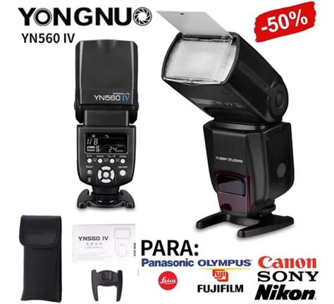 Yongnuo Yn Iv Flash Speedlite Para C Mara R Flex Digital Meses