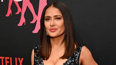 Salma Hayek Celebrates 57th Birthday In Strawberry Shortcake Inspired