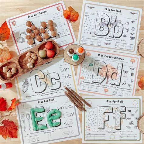 Fall Alphabet Printablesscripture Alphabetfall Activities | Etsy