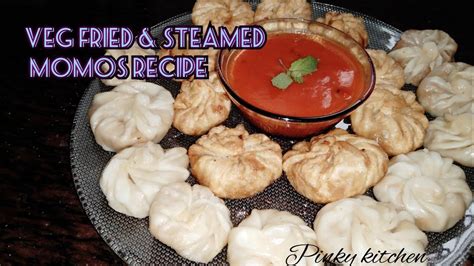 Veg Fried And Steam Momos And Chutney Recipe Fried And Steam Dim Sum Recipe मोमोज बनाने की