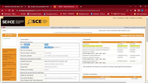 Como Registrarme En Un Proceso De Seleccion Osce 2023 Youtube