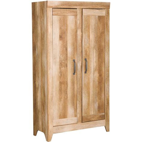 Adept Storage Wide Storage Cabinet Craftsman Oak | 418141 | AFW.com