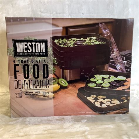 Weston 6 Tray Digital Food Dehydrator - RS3092