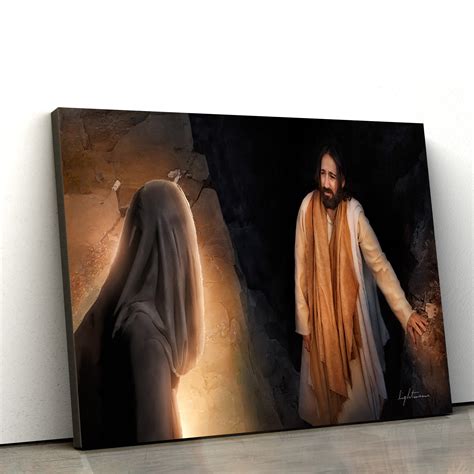 Lazarus Canvas Picture - Jesus Christ Canvas Art - Christian Wall Art ...