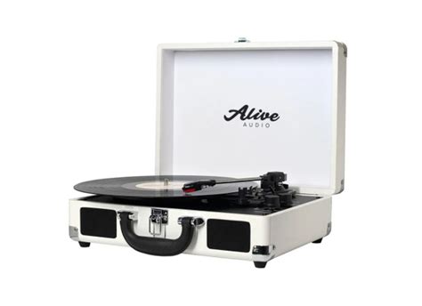Виниловый проигрыватель Alive Audio GLAM Milk c Bluetooth по низкой ...