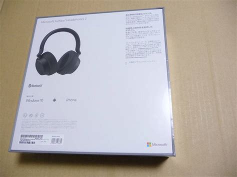 格安新品 Microsoft 新品未開封 マイクロソフト 保証付 2／ブラック Headphones Surface Qxl 00015