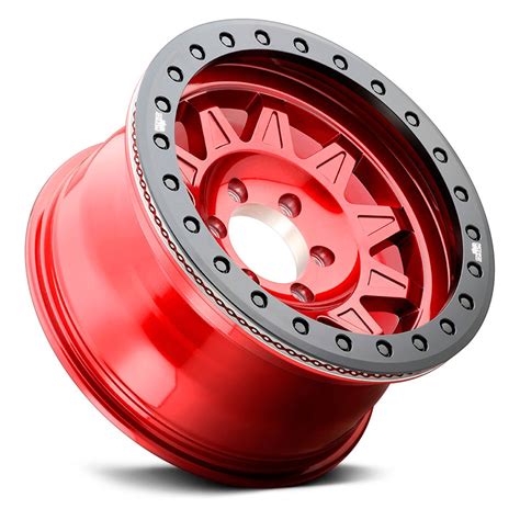 DIRTY LIFE® 9302 ROADKILL Wheels - Crimson Candy Red with Black Ring ...