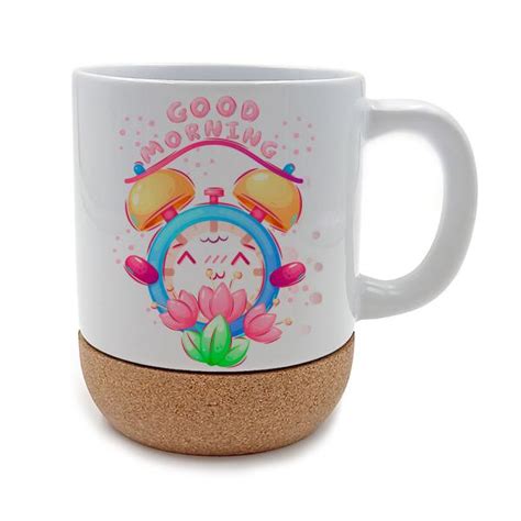 Taza De Cer Mica Con Base De Corcho Para Sublimaci N