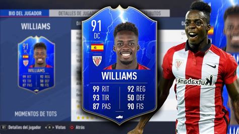 CONSIGUE YA A IÑAKI WILLIAMS TOTS MOMENTS SBC SBC TOTS SÜPER