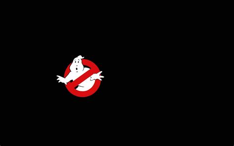 Download Ghostbusters Logo Black Screen Wallpaper | Wallpapers.com