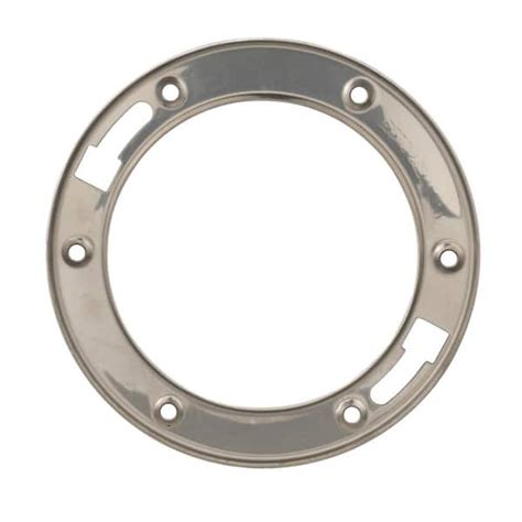 Oatey 14 In Stainless Steel Toilet Flange Replacement Ring 427782 The Home Depot