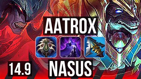 AATROX Vs NASUS TOP 51k DMG Legendary 15 2 6 800 Games EUW