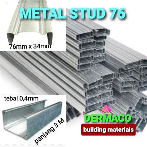 Jual Metal Stud Rangka Partisi Gypsum Baja Ringan Rangka