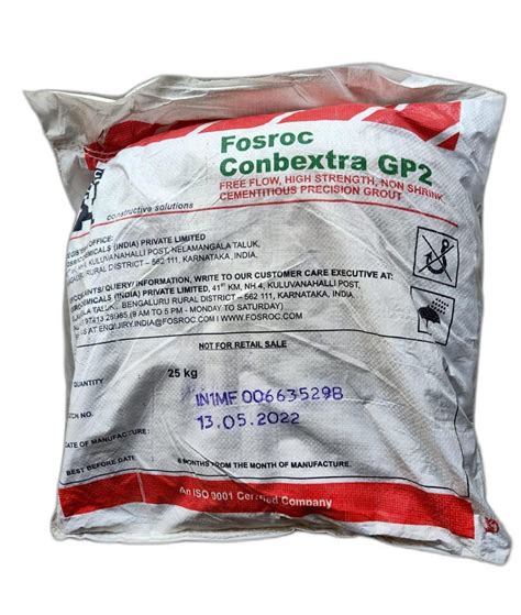 Port Land Cement Fosroc Conbextra Gp Waterproofing Chemicals