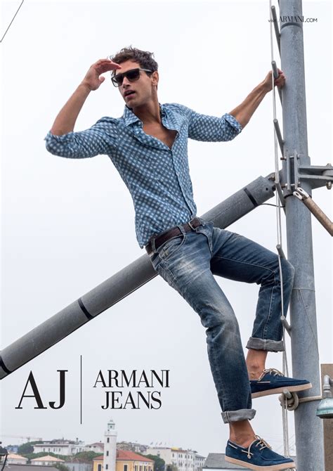 Fabio Mancini Tomas Skoloudik For Armani Jeans Spring Summer 2014