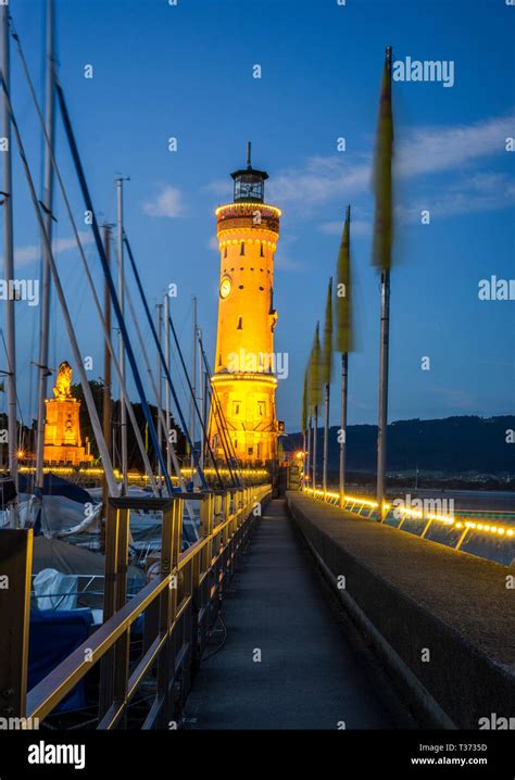 Lighthouse in Lindau Stock Photo - Alamy