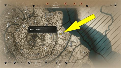 Qasr Salih Gear Chest Location Assassin S Creed Mirage