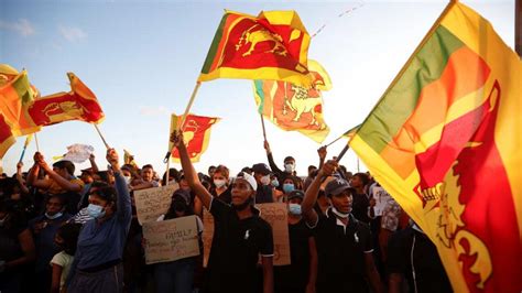 Sri Lanka Crisis And Chaos Police Fire Tear Gas On Student Protesters