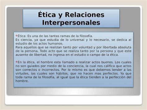 PPTX Ética y Relaciones Interpersonales DOKUMEN TIPS