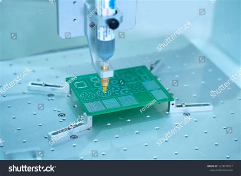 Microchip Pcb Creation Microprocessor Manufacturing Process Stock Photo ...