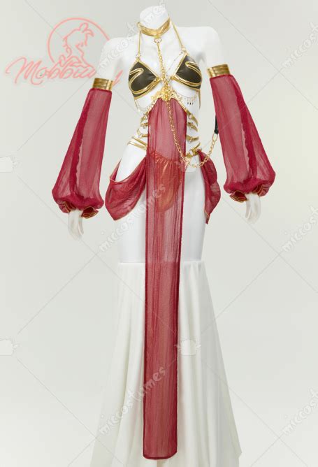 Women Princess Derivative Costume Sexy Lingerie Top Thong With Sleeves Choker Chest Chain