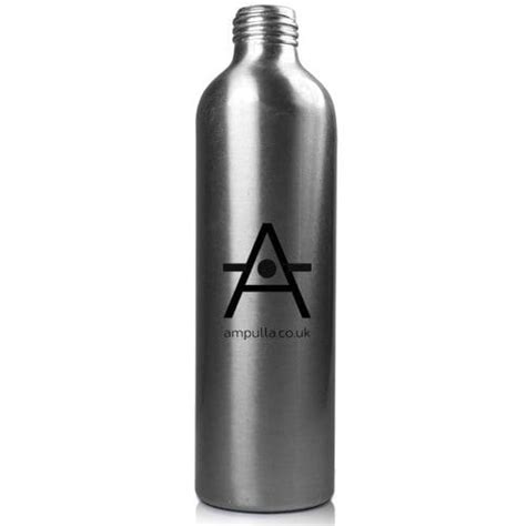 Ml Brushed Aluminium Bottle Luxury Packaging Ampulla