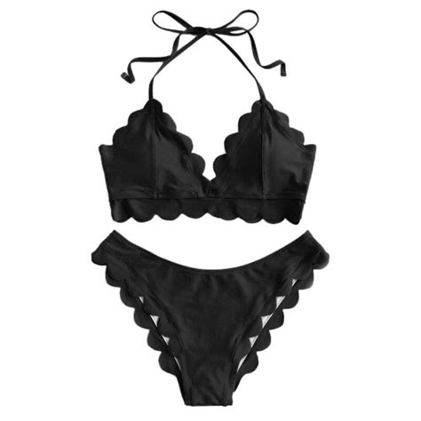 Vrouwen Sexy Bikini Set Halter Bandage Geschulpte Grandado