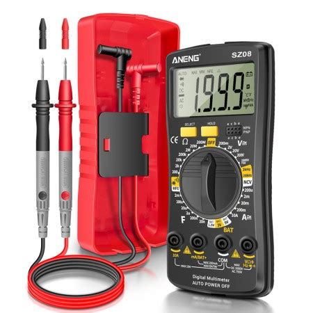 Aneng SZ08 Ultra Thin Handhold Auto Rang Intelligent Digital Multimeter