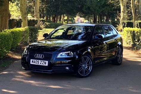 2009 Audi A3 2 0 Tdi S Line Sportback Black Edition Black 170 Bhp Model 1 Owner 61000 Miles Px