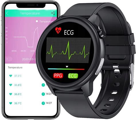 Zegarek Smartwatch Digikuber Ecg Ppg Czarny Sklep Opinie Cena W