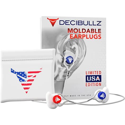 Decibullz Custom Molded Earplugs Usa Edition Sport Shooting Depot