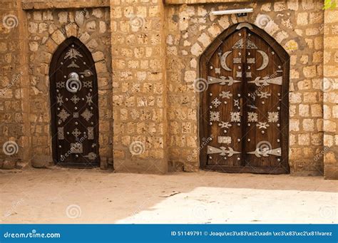 Timbuktu stock image. Image of exit, doorway, sandstone - 51149791