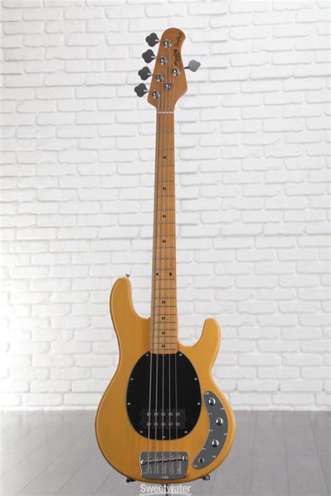 Sterling By Music Man Stingray Classic Ray25ca 5 String Bass Guitar Butterscotch Sweetwater